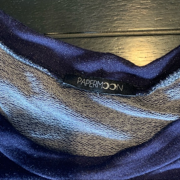 STITCH FIX PAPERMOON Marisol Mixed Material Top - Picture 3 of 5